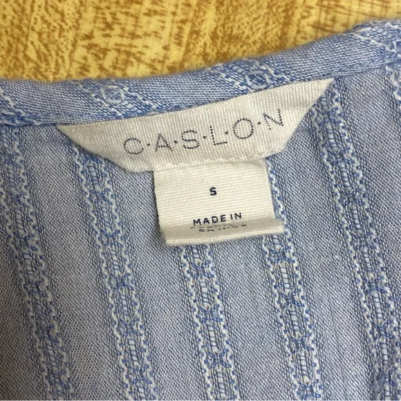 Nordstrom Caslon Cross-Stitch Blouse - Picture 6 of 6